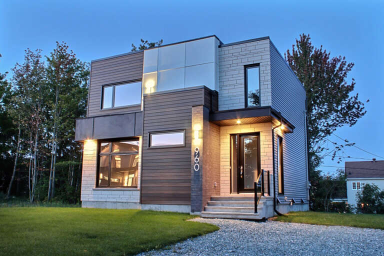 Contemporary House Plan #034-01183 Elevation Photo