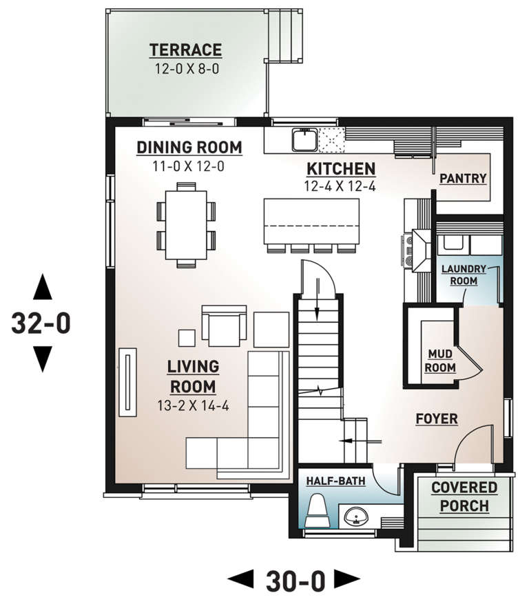 House Plan House Plan #21170 Drawing 1
