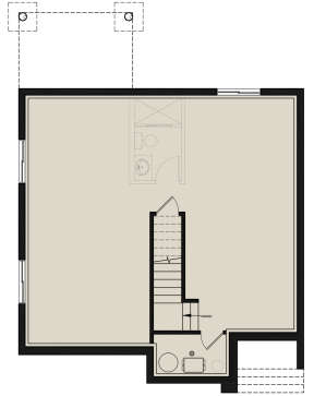 Basement for House Plan #034-01183