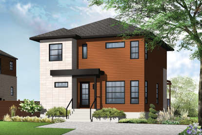 3 Bed, 1 Bath, 1670 Square Foot House Plan - #034-01184