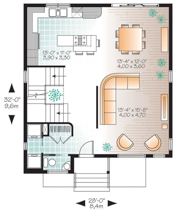 House Plan House Plan #21171 Drawing 1
