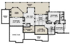 Basement for House Plan #699-00169