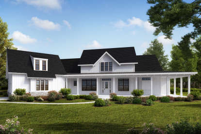 4 Bed, 3 Bath, 4549 Square Foot House Plan - #699-00171