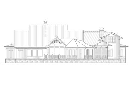 Modern Farmhouse House Plan #699-00171 Elevation Photo