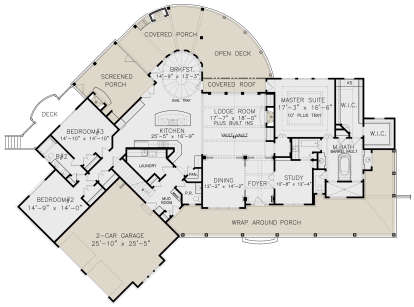 Main Floor for House Plan #699-00171