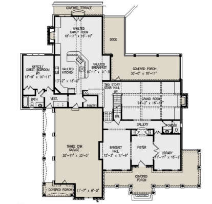 Main Floor for House Plan #699-00172