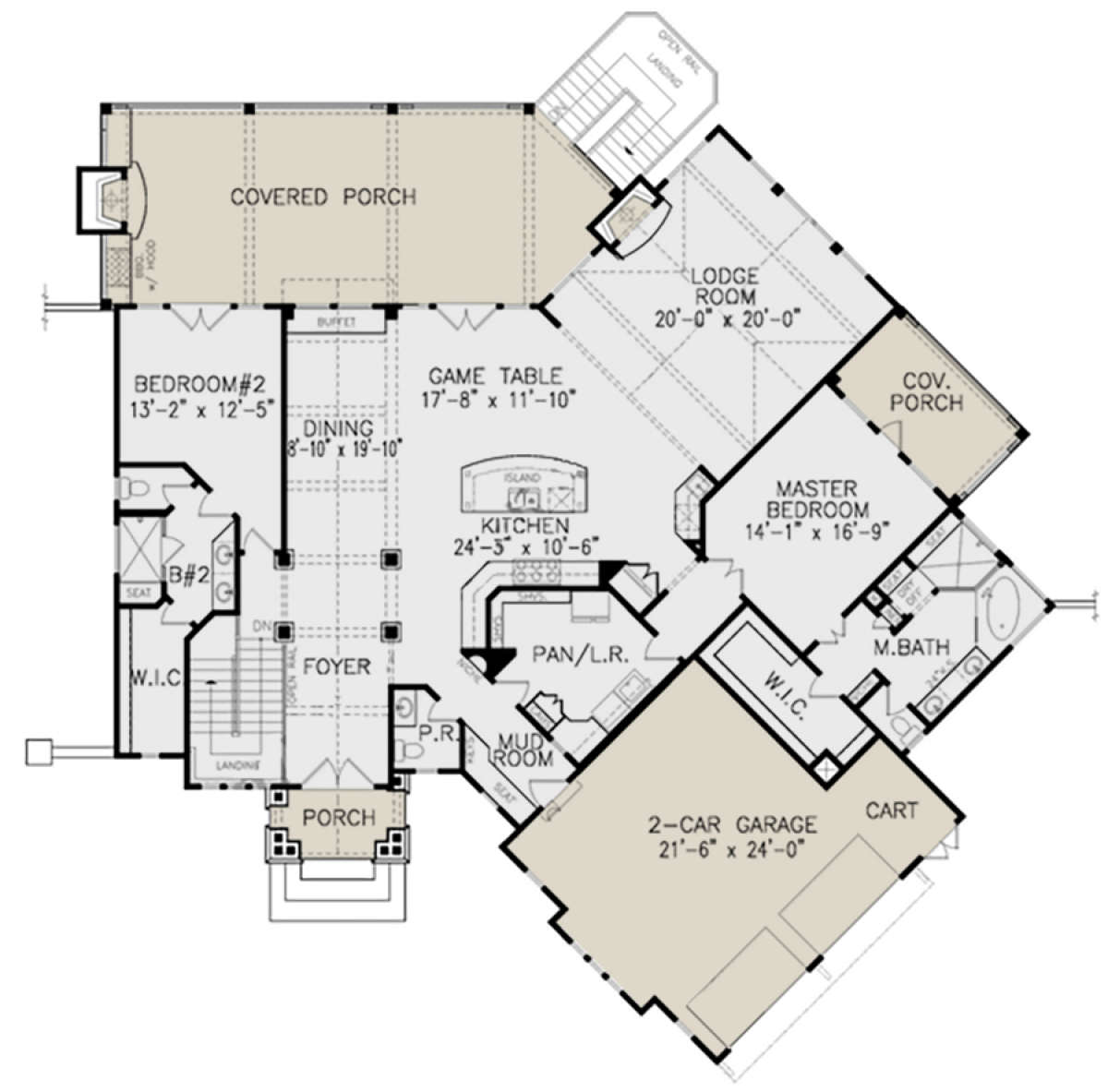 Main Floor for House Plan #699-00173