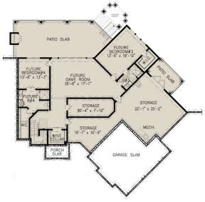 Basement for House Plan #699-00173