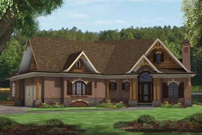 Craftsman House Plan #699-00174 Elevation Photo