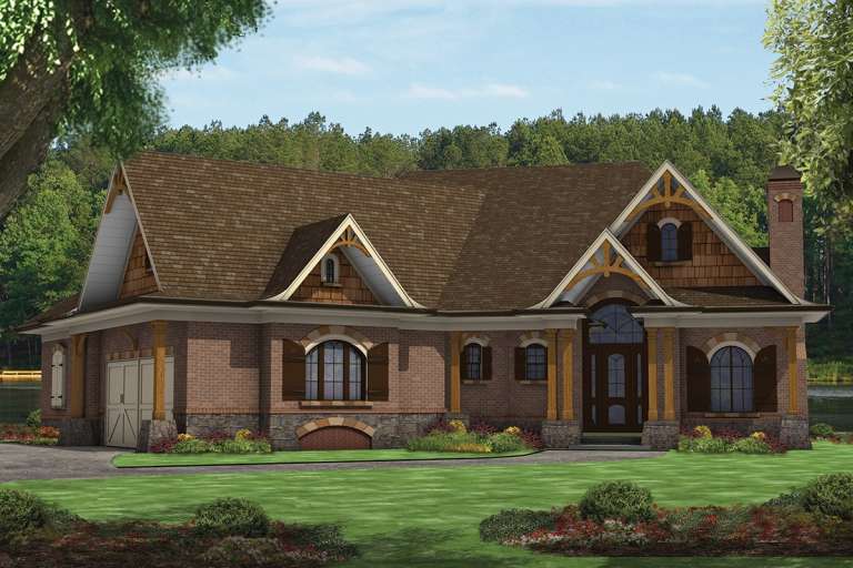 House Plan House Plan #21180 Front Elevation 