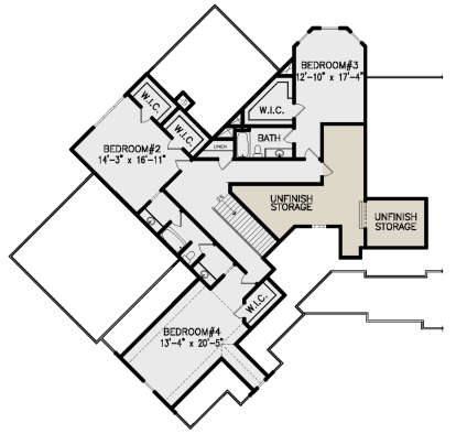 Second Floor for House Plan #699-00176