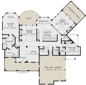 Main Floor for House Plan #699-00178
