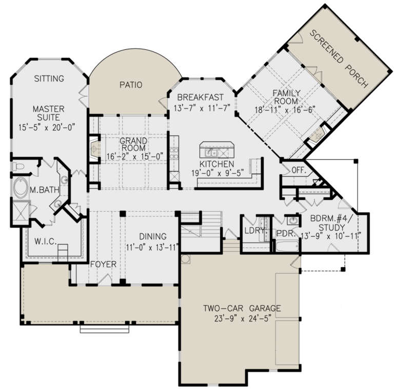 House Plan House Plan #21184 Drawing 1