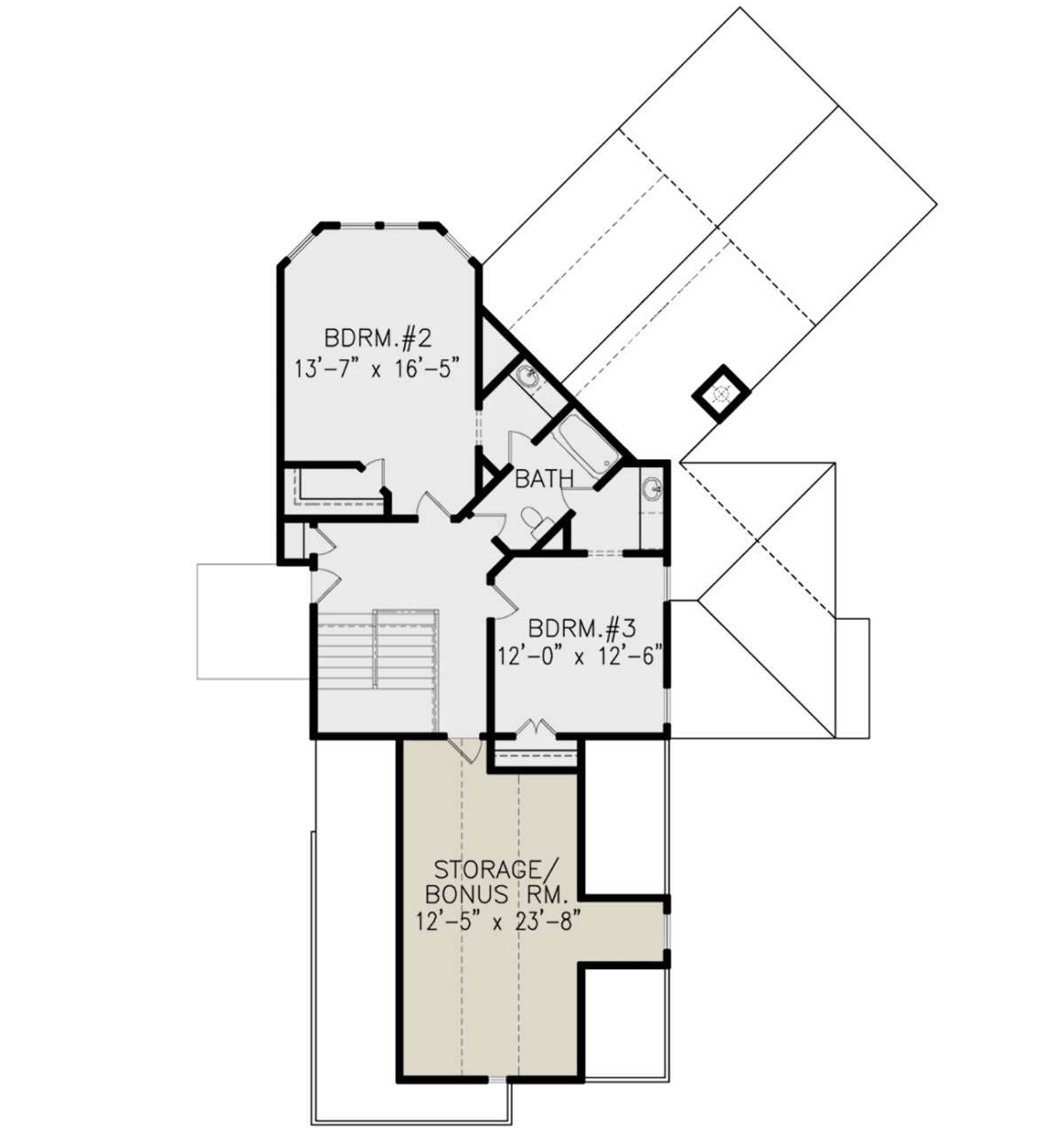 Second Floor for House Plan #699-00178