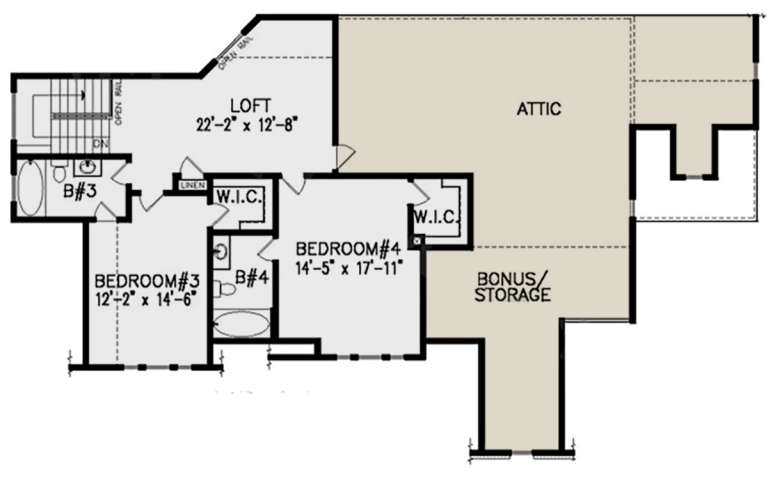 House Plan House Plan #21185 Drawing 2