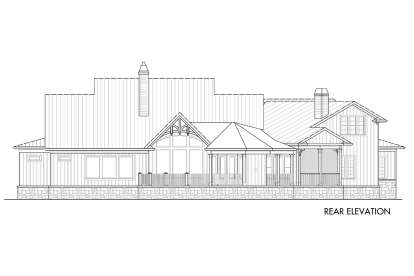 Modern Farmhouse House Plan #699-00180 Elevation Photo