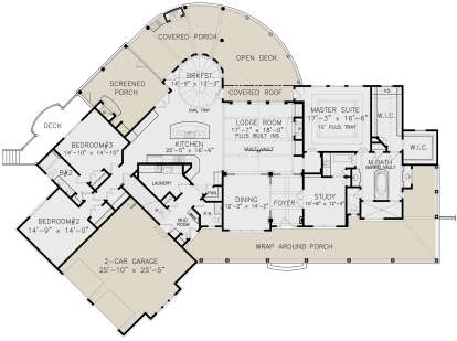Main Floor for House Plan #699-00180