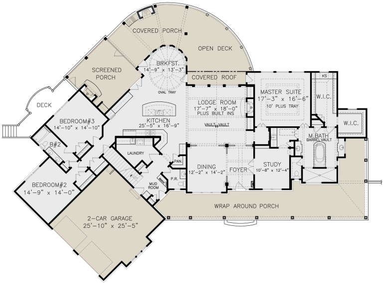 House Plan House Plan #21186 Drawing 1