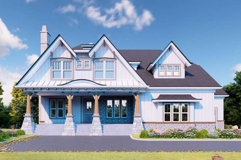 House Plan House Plan #21188 Front Elevation 