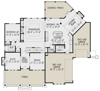 Main Floor for House Plan #699-00182