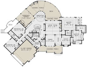 Main Floor for House Plan #699-00183