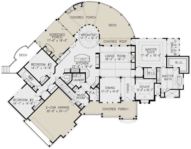 House Plan House Plan #21189 Drawing 1