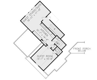 Second Floor for House Plan #699-00183