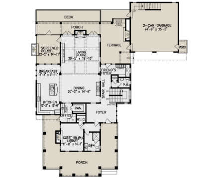 Main Floor for House Plan #699-00184