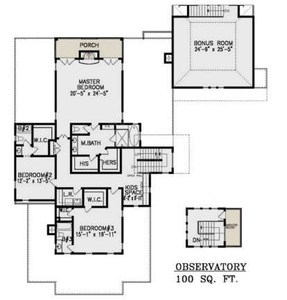 Second Floor for House Plan #699-00184