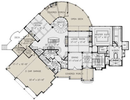 Main Floor for House Plan #699-00185