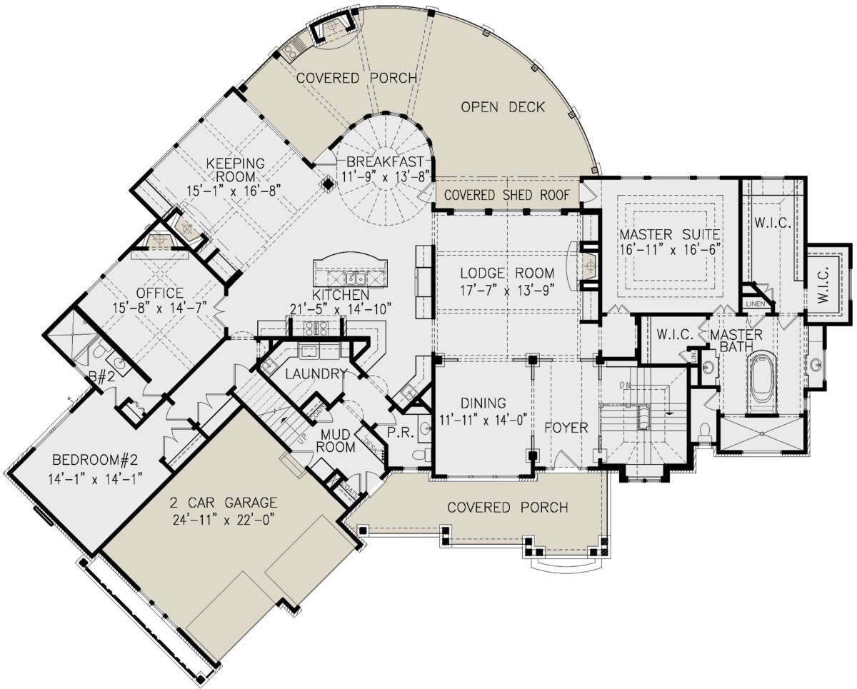 Main Floor for House Plan #699-00187
