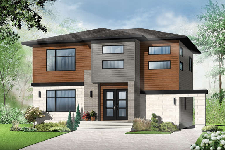 House Plan House Plan #21194 Front Elevation 
