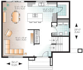 Main Floor for House Plan #034-01188