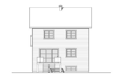 Traditional House Plan #034-01189 Elevation Photo