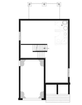 Basement for House Plan #034-01191