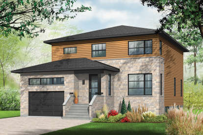 4 Bed, 2 Bath, 2135 Square Foot House Plan - #034-01192