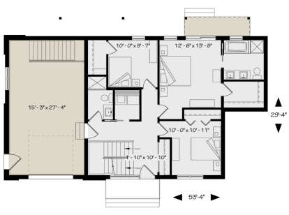House Plan House Plan #21227 Drawing 1