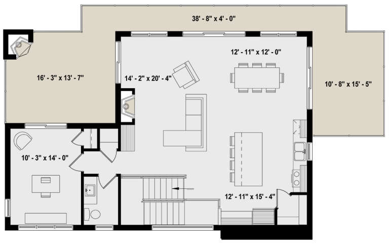 House Plan House Plan #21227 Drawing 2