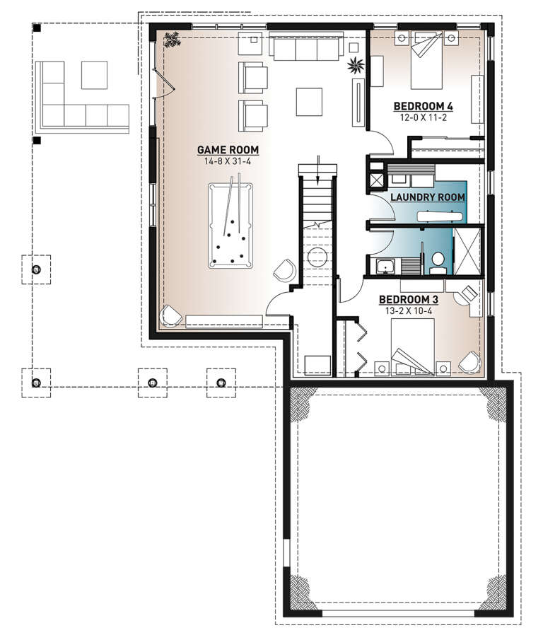 House Plan House Plan #21232 Drawing 2