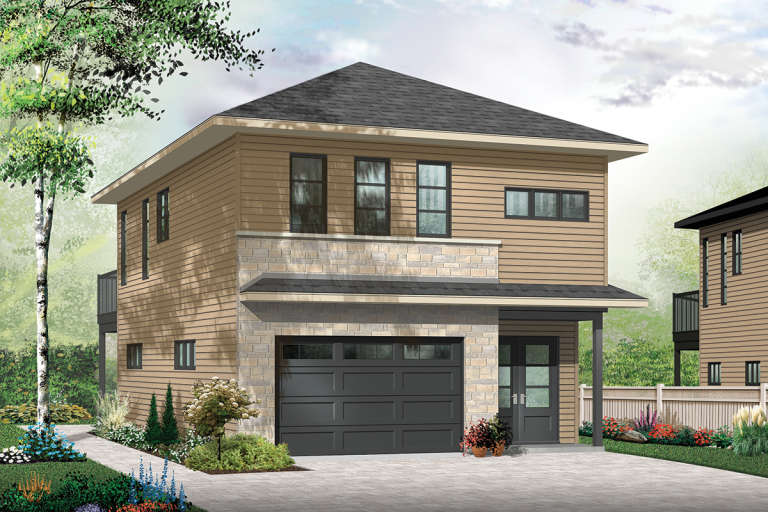 House Plan House Plan #21233 Front Elevation 
