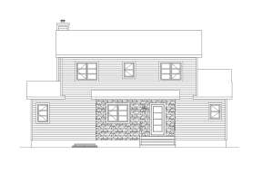 Vacation House Plan #034-01200 Elevation Photo