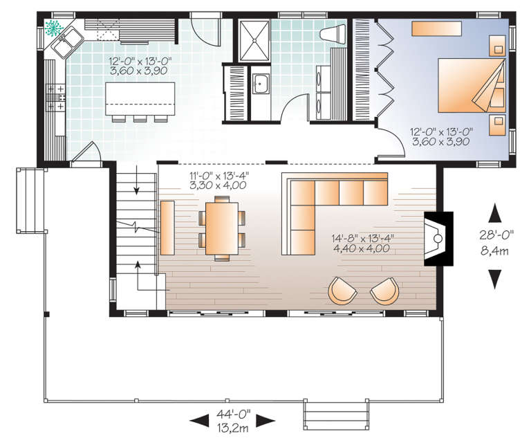House Plan House Plan #21235 Drawing 1