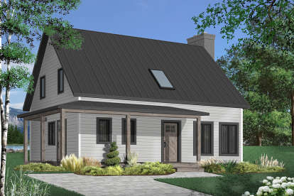House Plan House Plan #21239 Front Elevation 