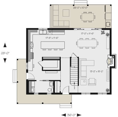 House Plan House Plan #21239 Drawing 1