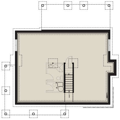 Basement for House Plan #034-01204