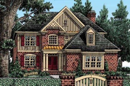 Traditional House Plan #8594-00250 Elevation Photo