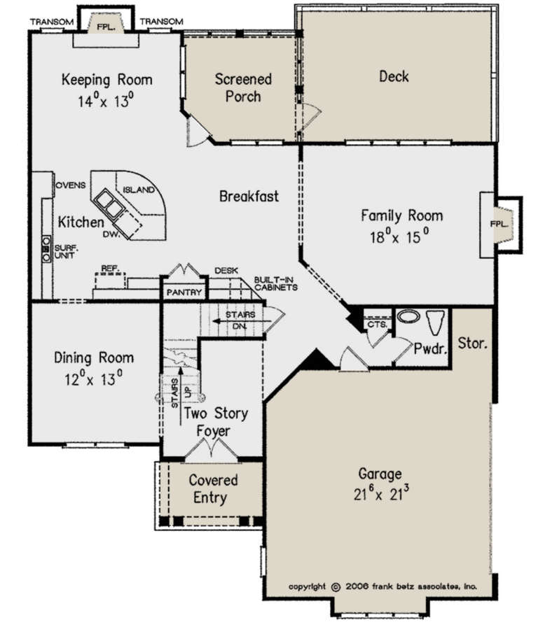 House Plan House Plan #21244 Drawing 1