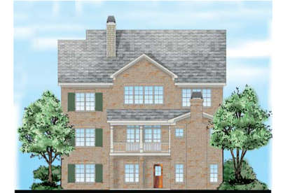 European House Plan #8594-00251 Elevation Photo