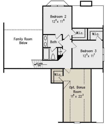 Second Floor for House Plan #8594-00252