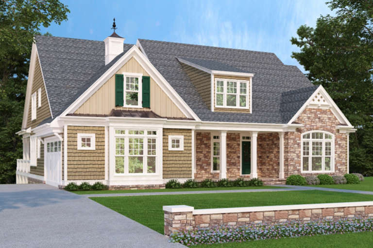 House Plan House Plan #21248 Front Elevation 